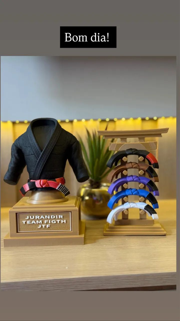 Mini Kimono + suporte com faixas  / personalizado  - Foto 2