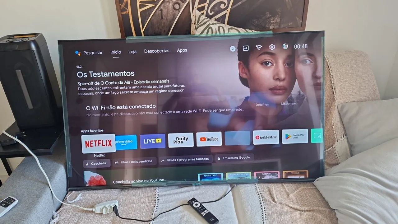 Vendo tv 55 polegadas novo com garantia de loja e nota fiscal  - Foto 2