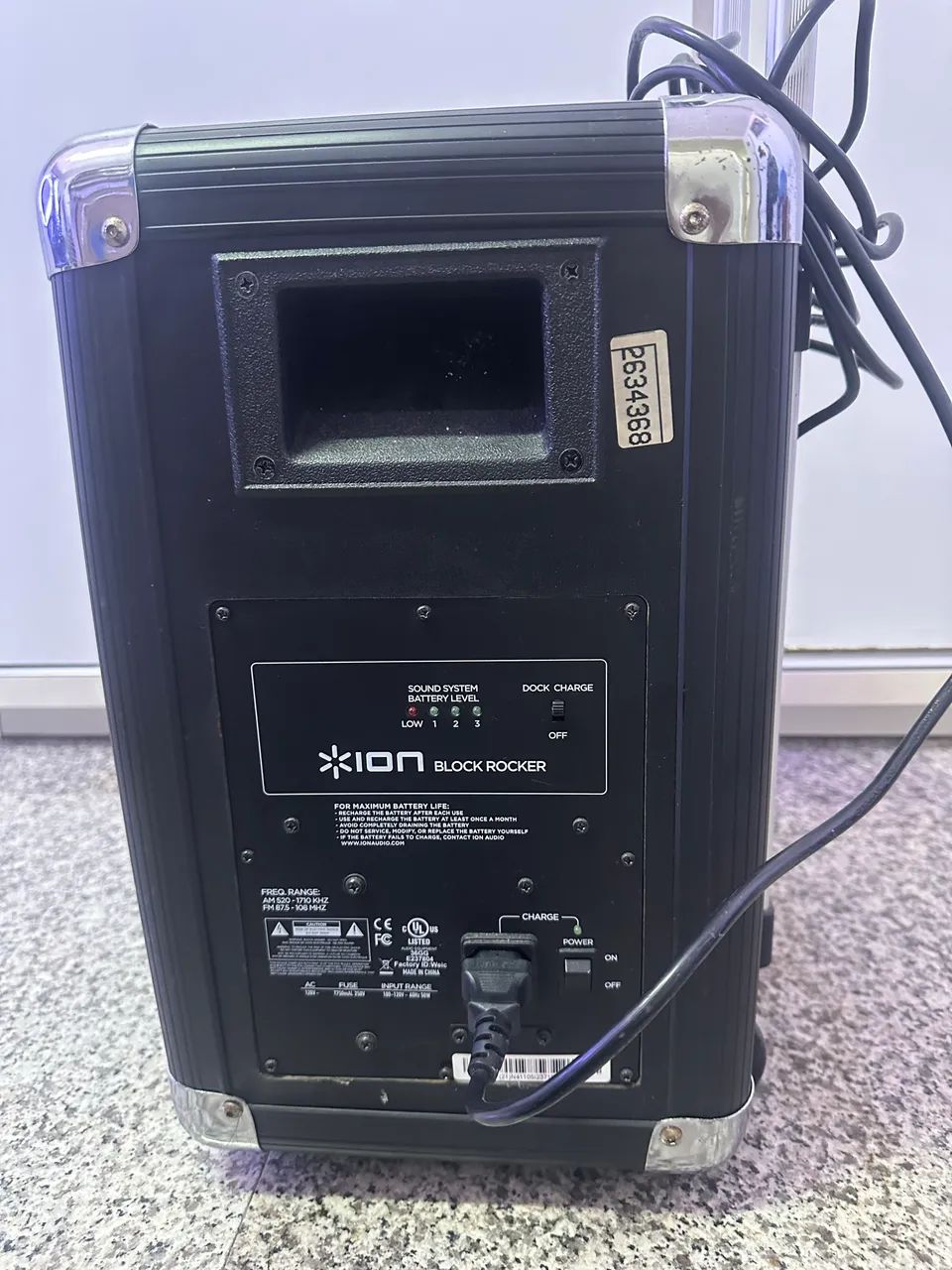 CAIXA DE SOM ÍON BLOCK ROCKER