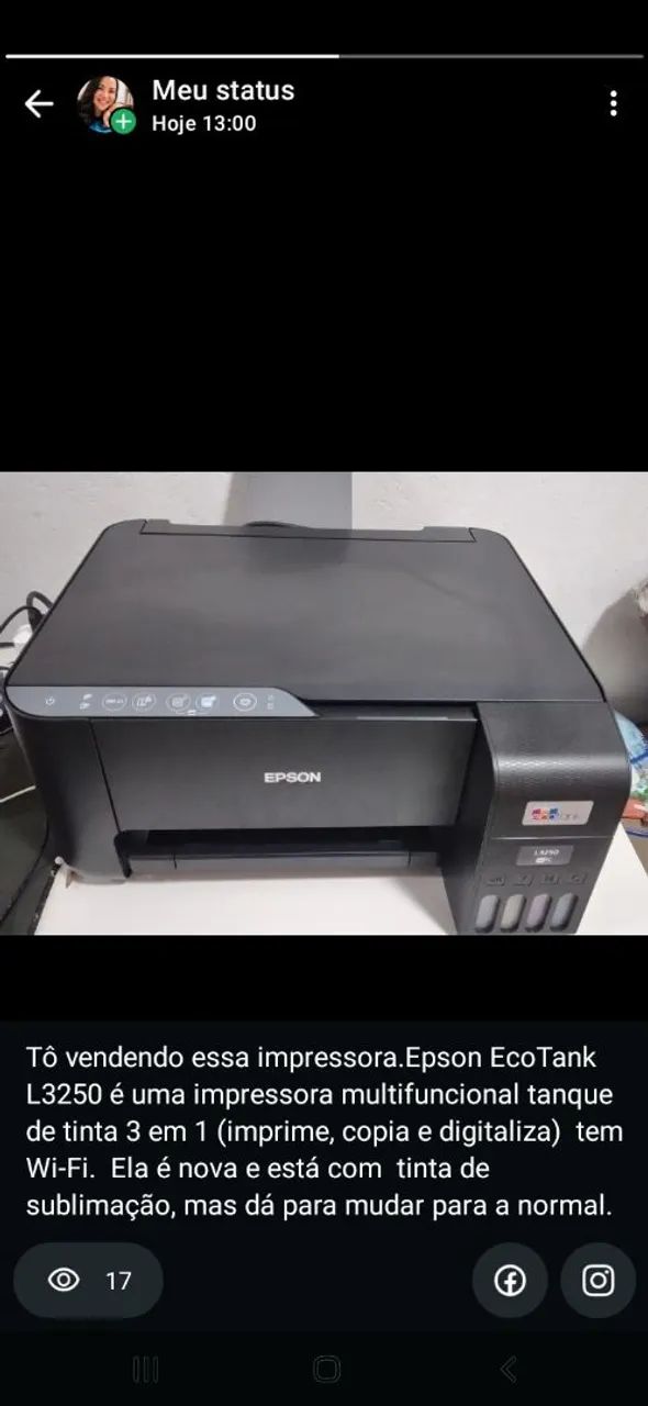 Impressora Epson L3250 - Foto 2
