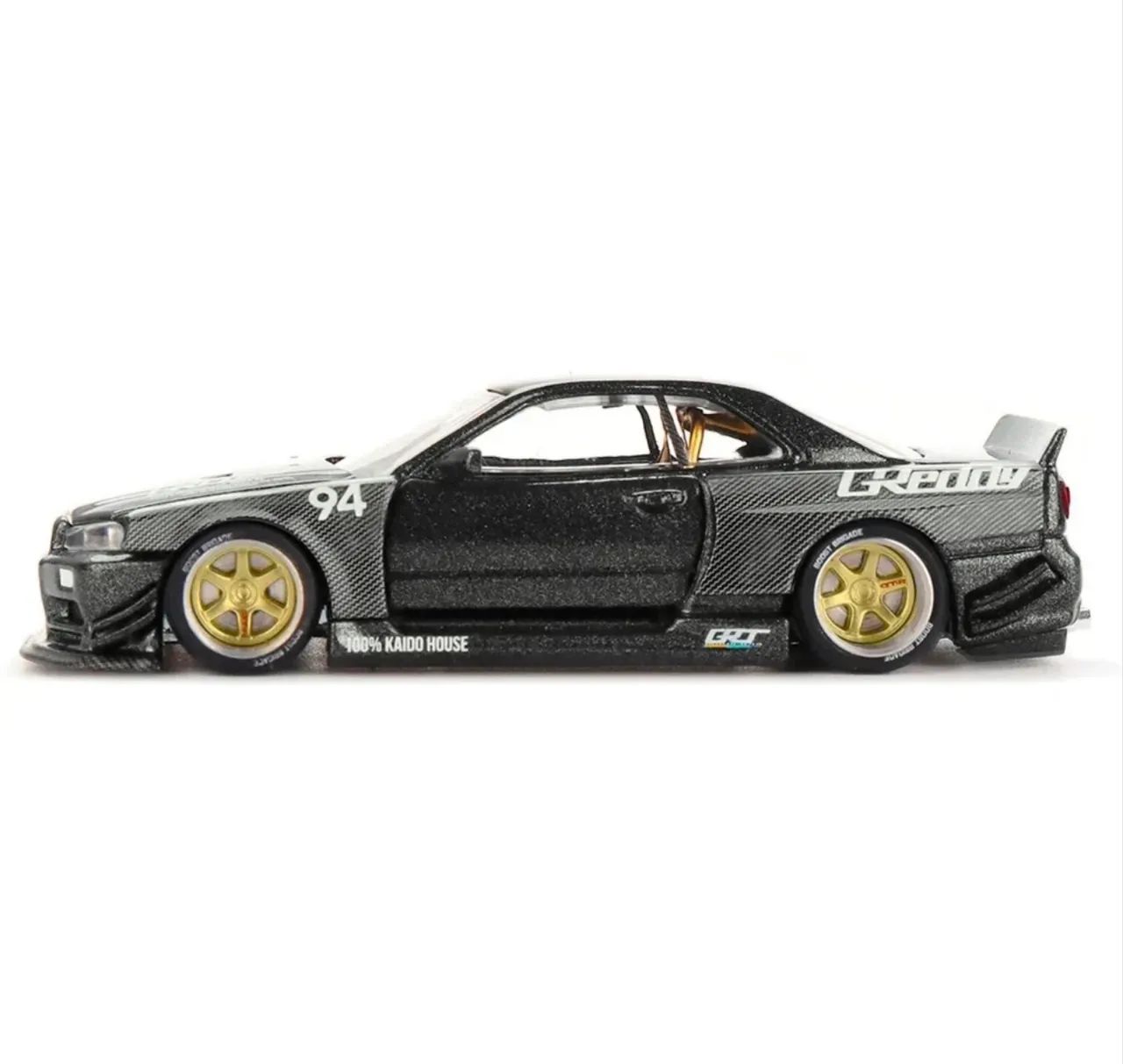 Mini GT x Kaido House Skyline r34 Greddy #222 - Hobbies e coleções