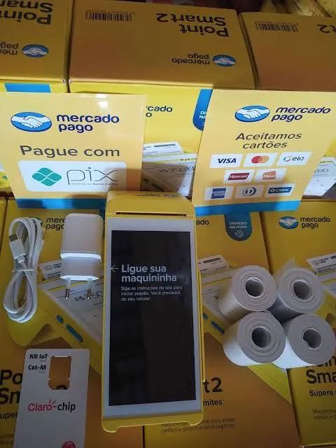  Máquina de Cartão Mercado Pago Point Smart 2 - Foto 3