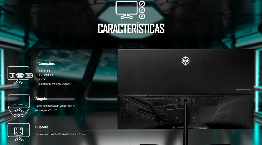 Monitor 27" Gamer - Foto 4