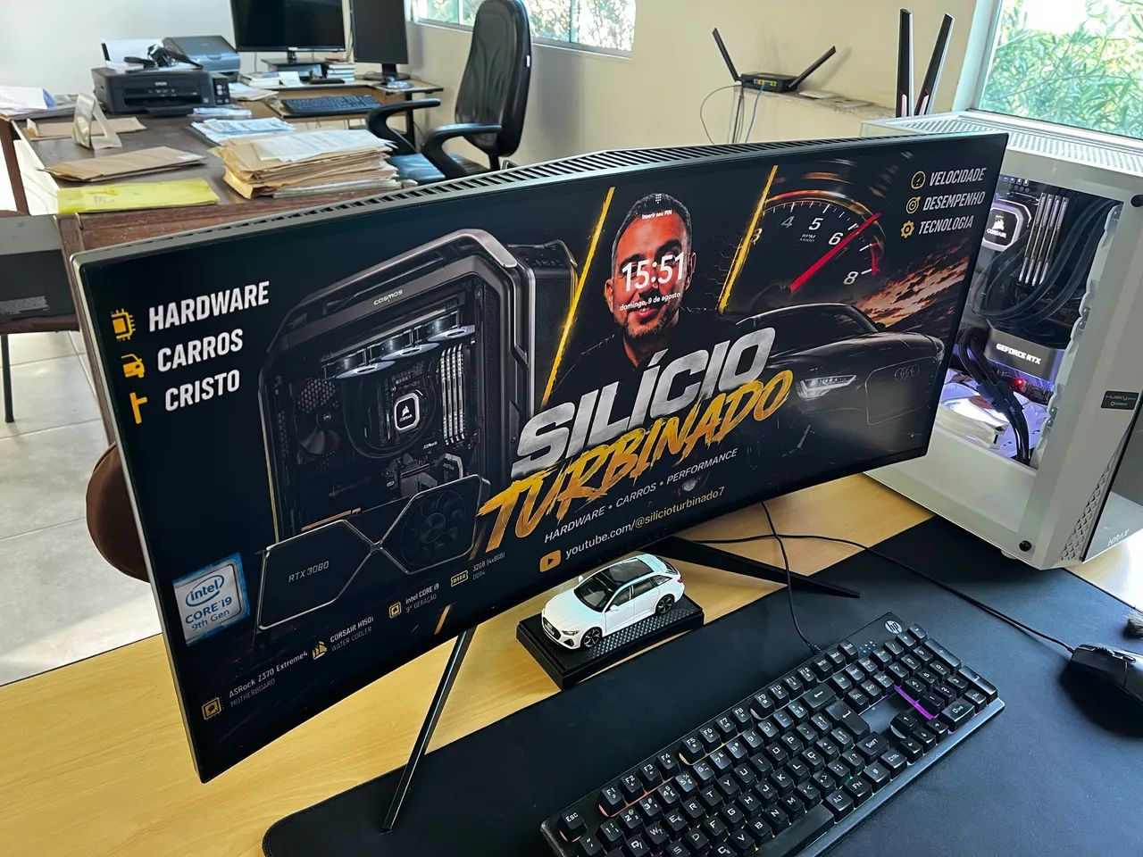 Monitor Gamer Dell AlienWare 34 IPS Curvo 120hz - Foto 2