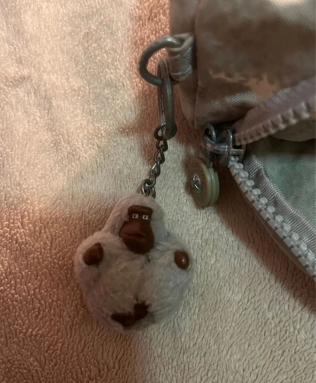 Estojo Kipling com 2 divisórias prata  - Foto 4