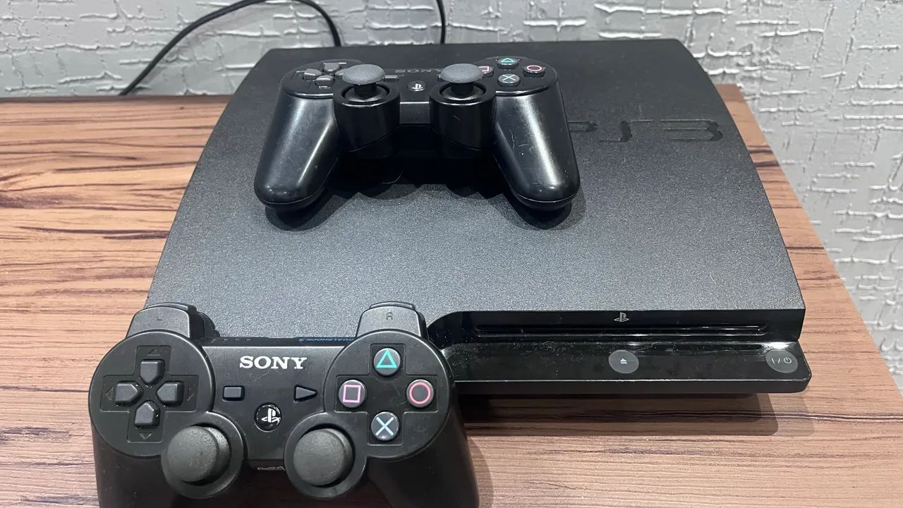 Playstation 3 destravado com hen e 2 controles - Foto 5