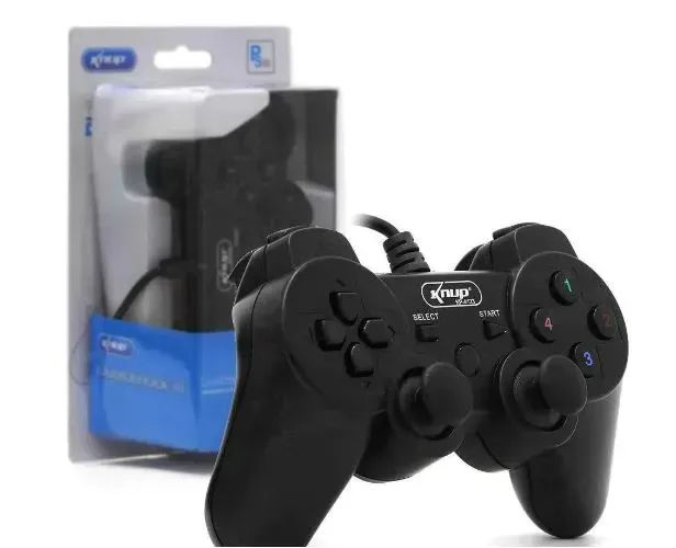 Controle Ps3 com fio marca Knup - Foto 2