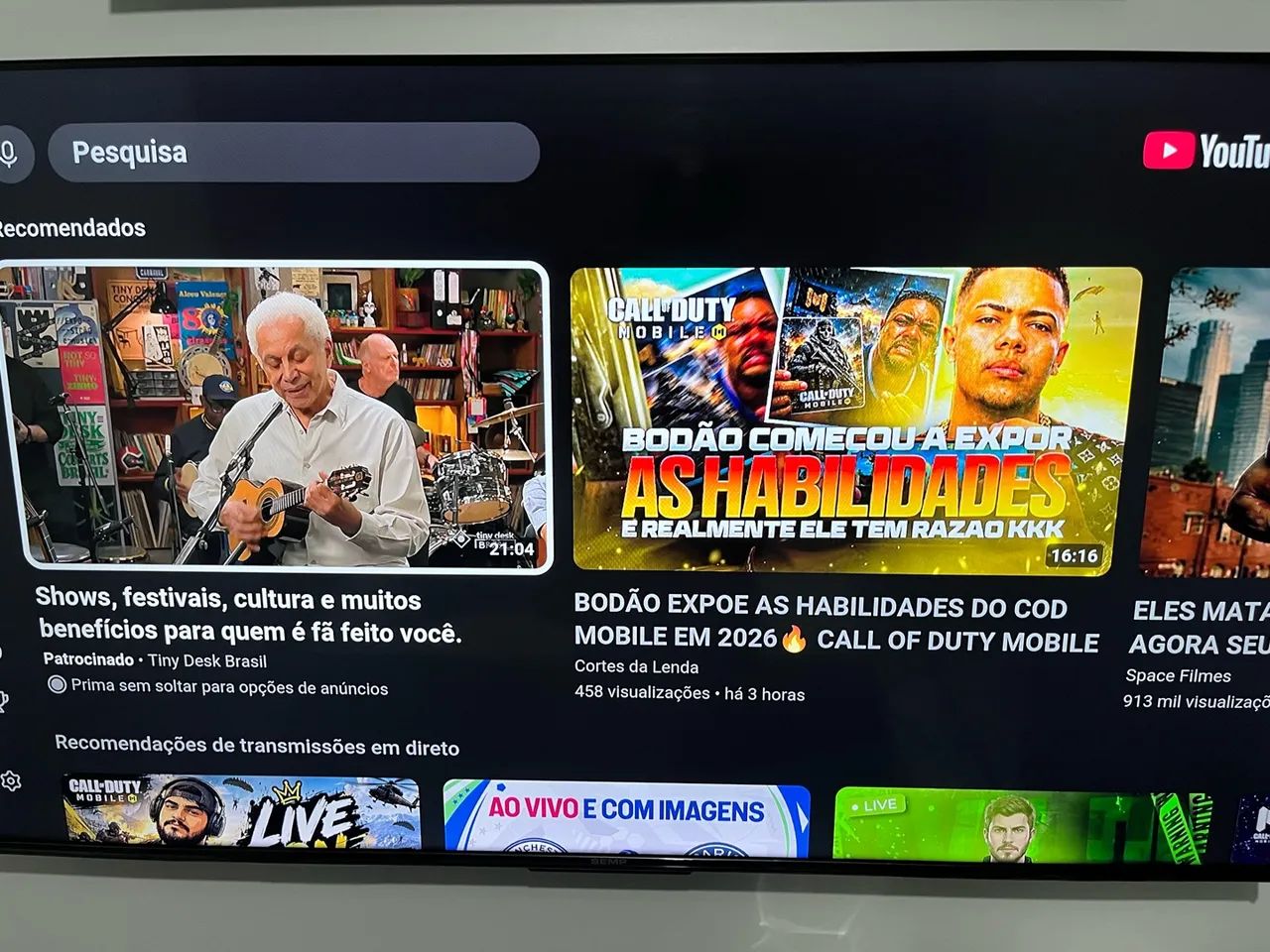 TV SMART SEMP 50 POLEGADAS 4K UHD - IMPECÁVEL 