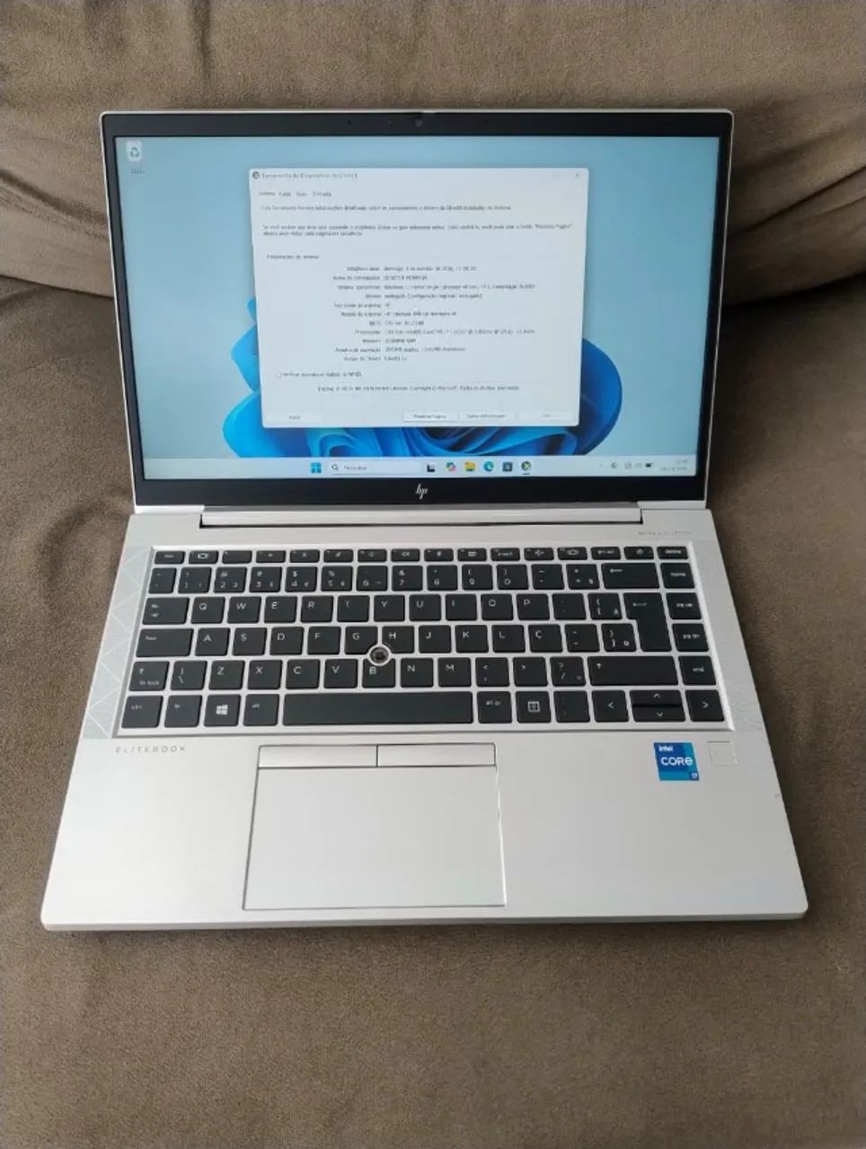 notebook hp i7 11 16GB RAM 256gb - Notebooks - Santo Amaro, São