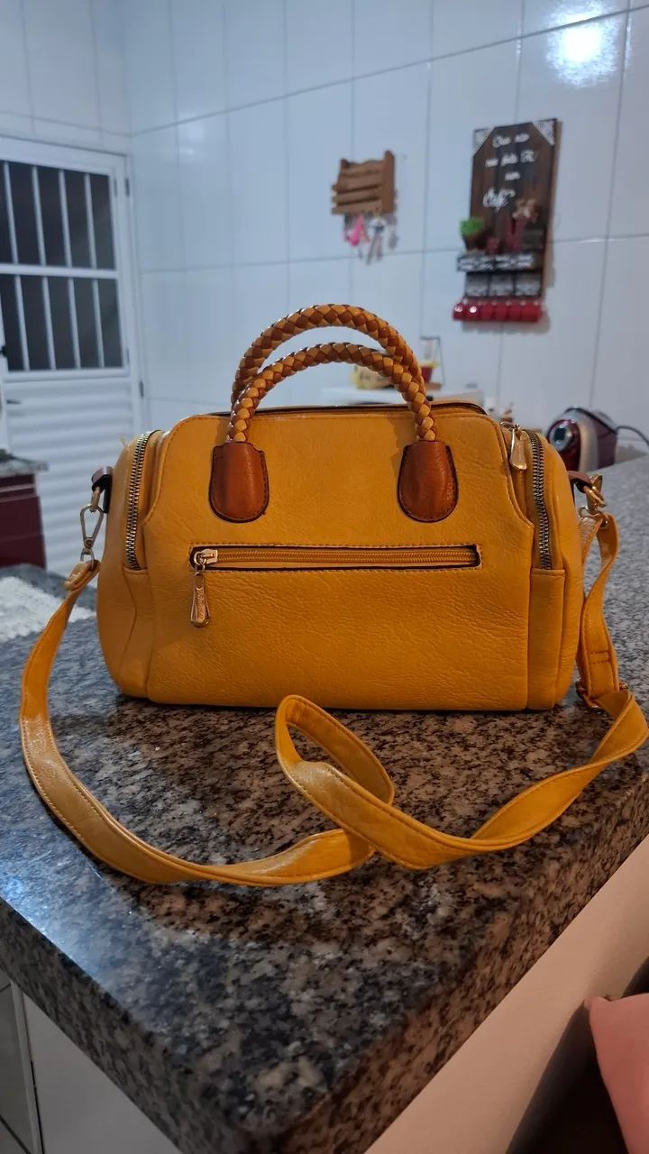 Bolsa transversal couro sintético  - Foto 2