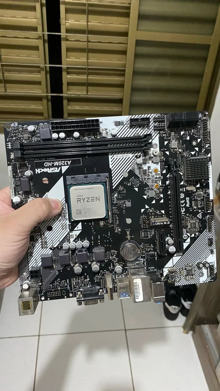 Kit upgrade processador AMD + Placa mãe  - Foto 3