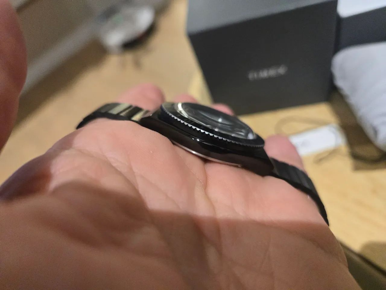 Relógio Q Timex Reissue 38mm All Black TW2U61600 - Completo - Foto 5