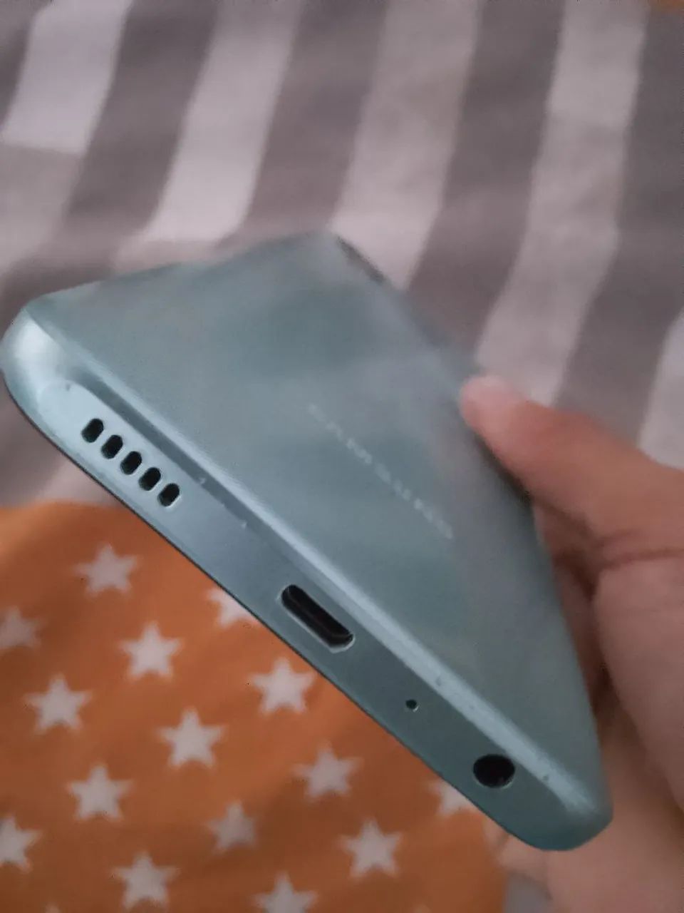 Celular Samsung na cor azul - Foto 3