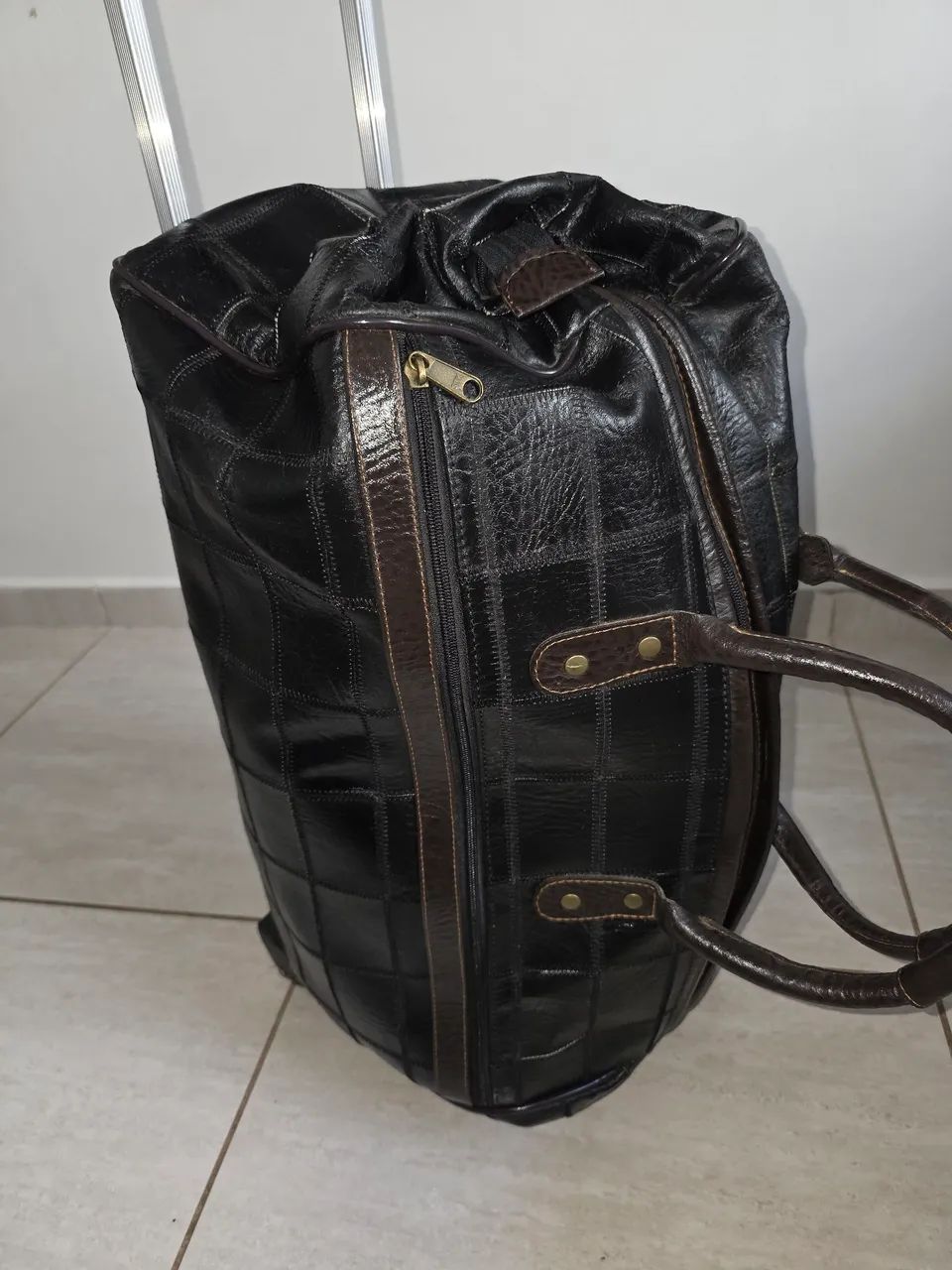 Mala Bolsa Couro Legítimo! - Foto 5