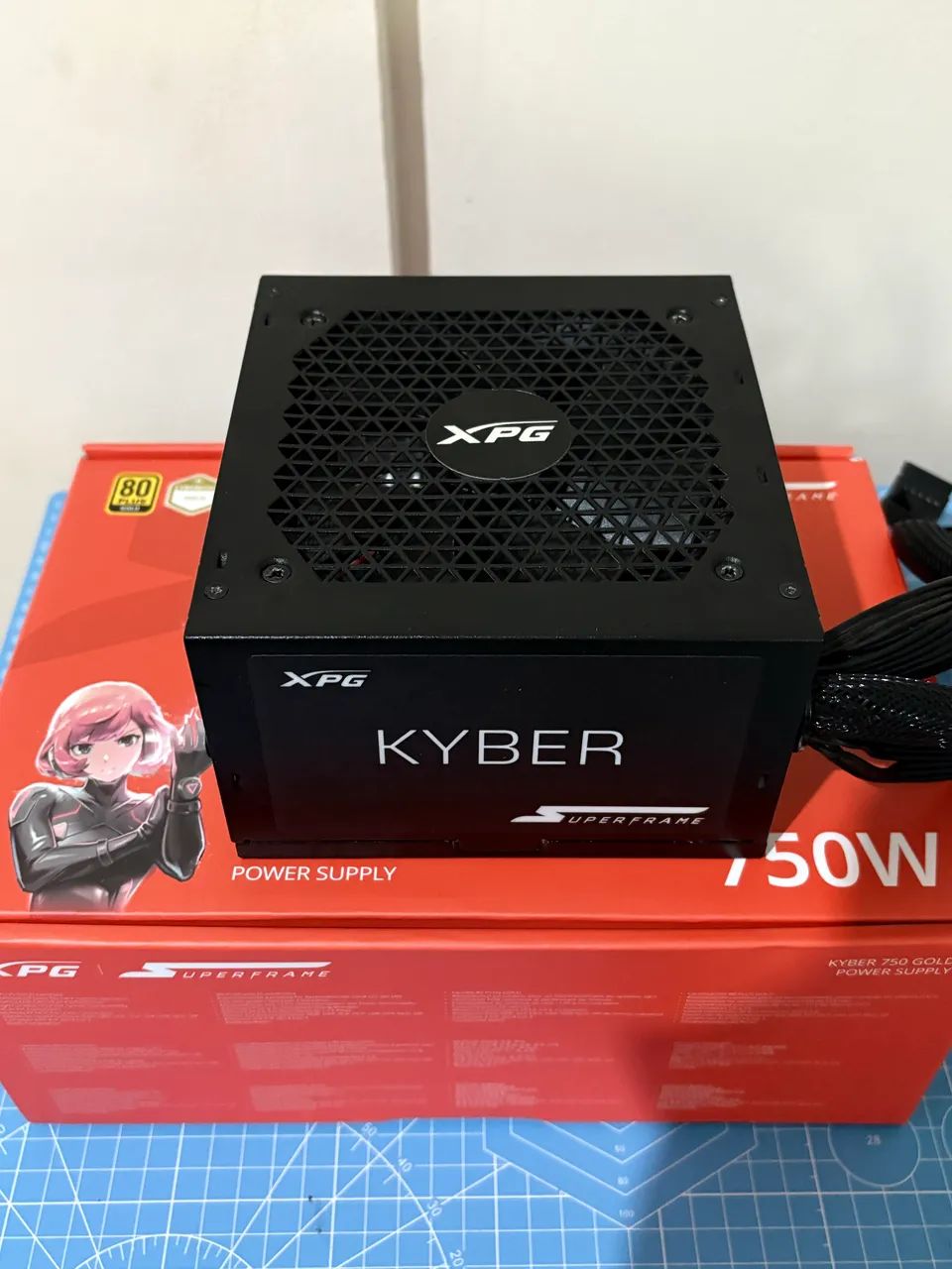 Fonte 750w XPG Kyber 80 Plus Gold Em Perfeito Estado