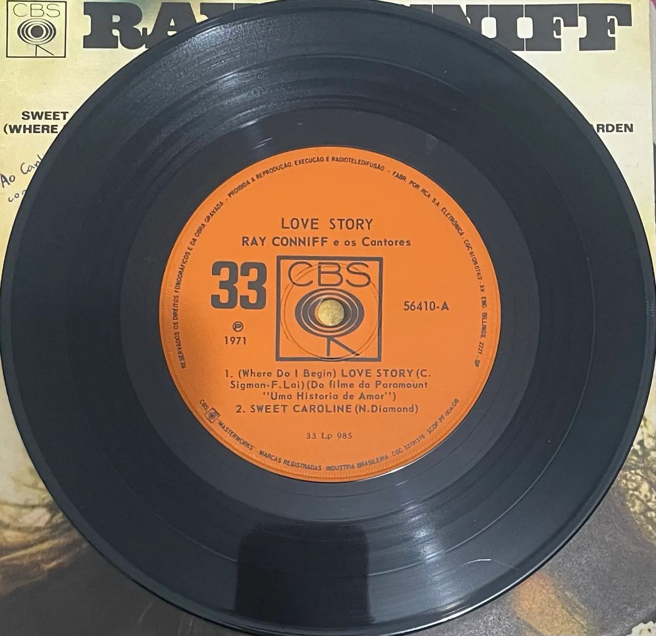 Ray Coniff Love Story 1971 Vinil Compacto - Foto 4