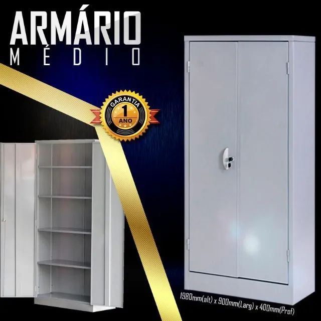 Armário de Aço Multiuso - Novo | Entrega Rápida
