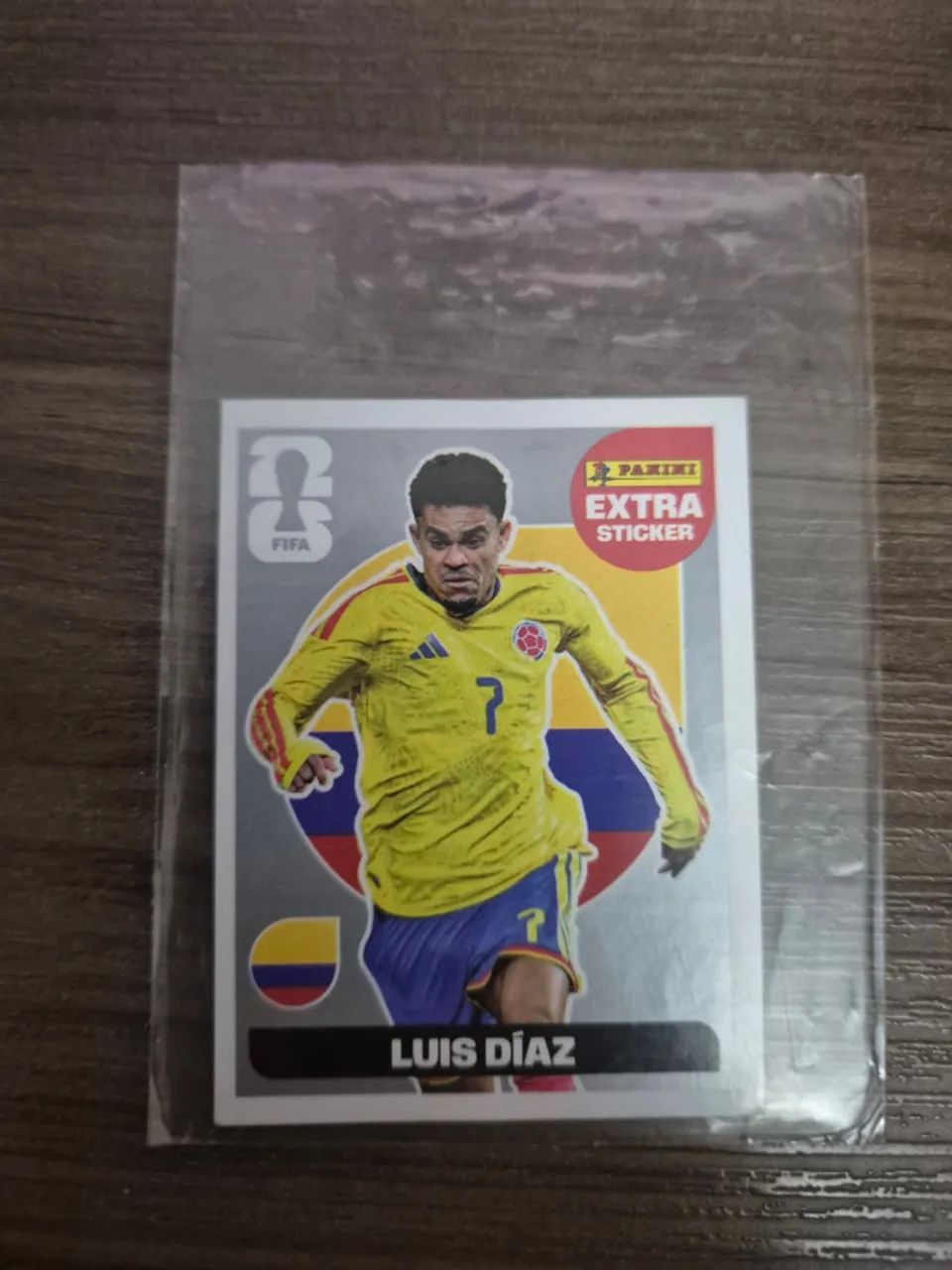 Luis Díaz Extra Sticker Prata Copa 2026 - Rara