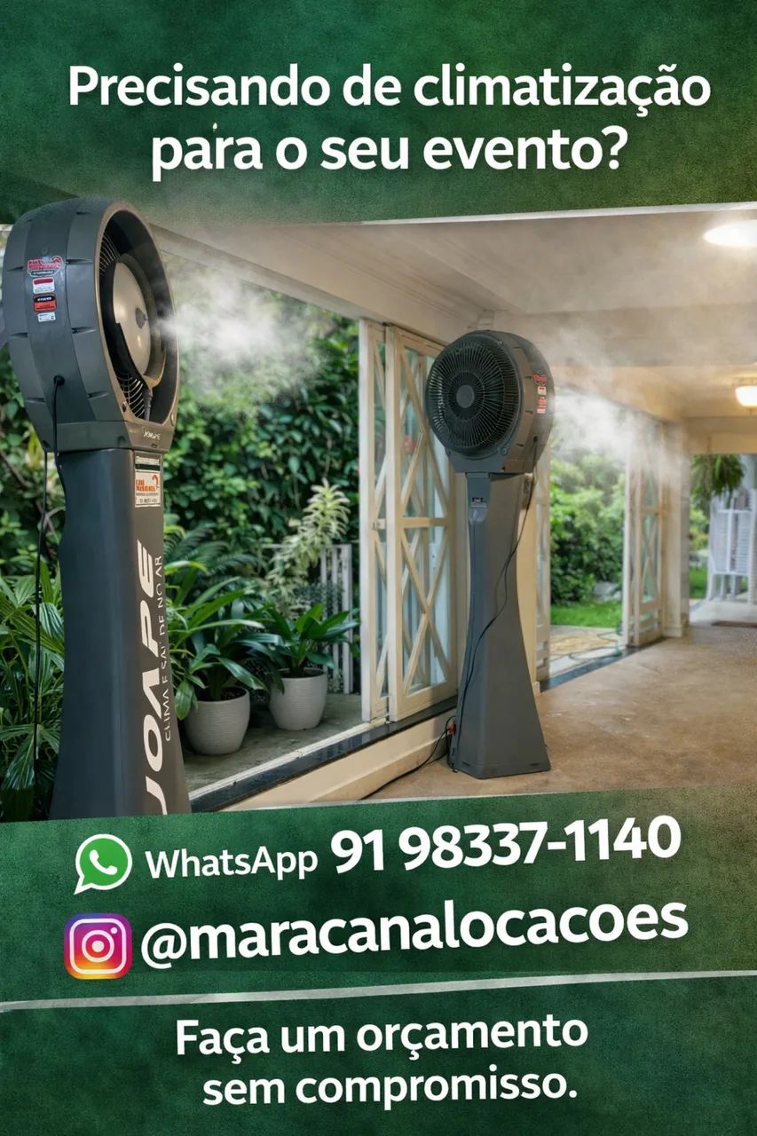 Climatizador de ar para locação 