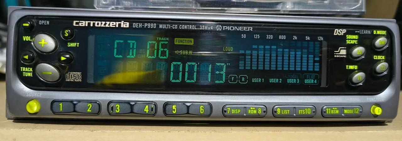 Cd player Pioneer carrozzeria deh p990 - Aparelhos de Som - Centro