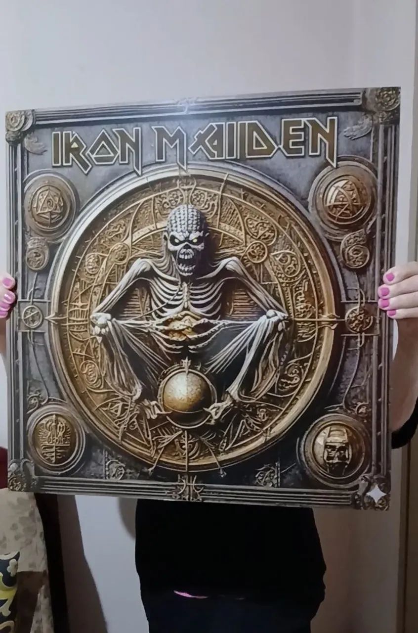 Iron maiden Eddie 50x50 Grande Placa Decorativa  - Foto 3