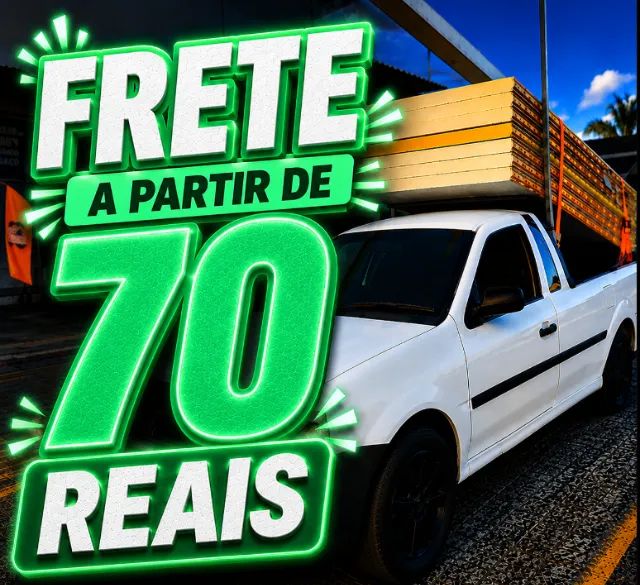 FRETE a partir de 70 reais