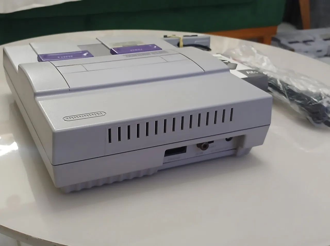 Super Nintendo Branquinho  - Foto 5