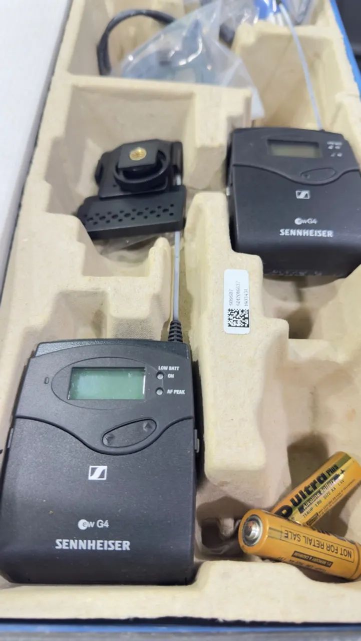 Kit Microfone de Lapela Sem Fio Sennheiser Evolution Wireless G4 - Foto 3