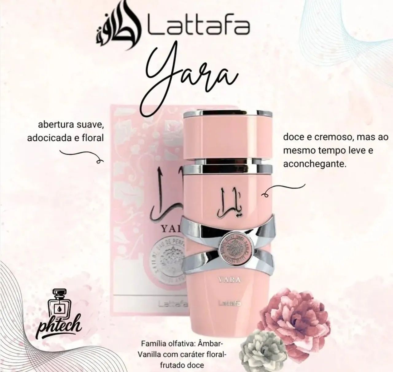 Perfume árabe Yara lataffa feminino ORIGINAL  - Foto 3