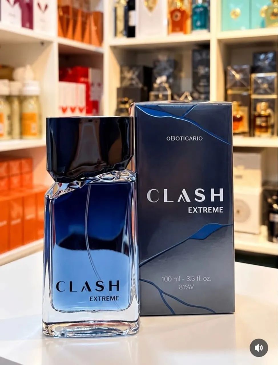 Perfume Clash extreme 100ml boticário 