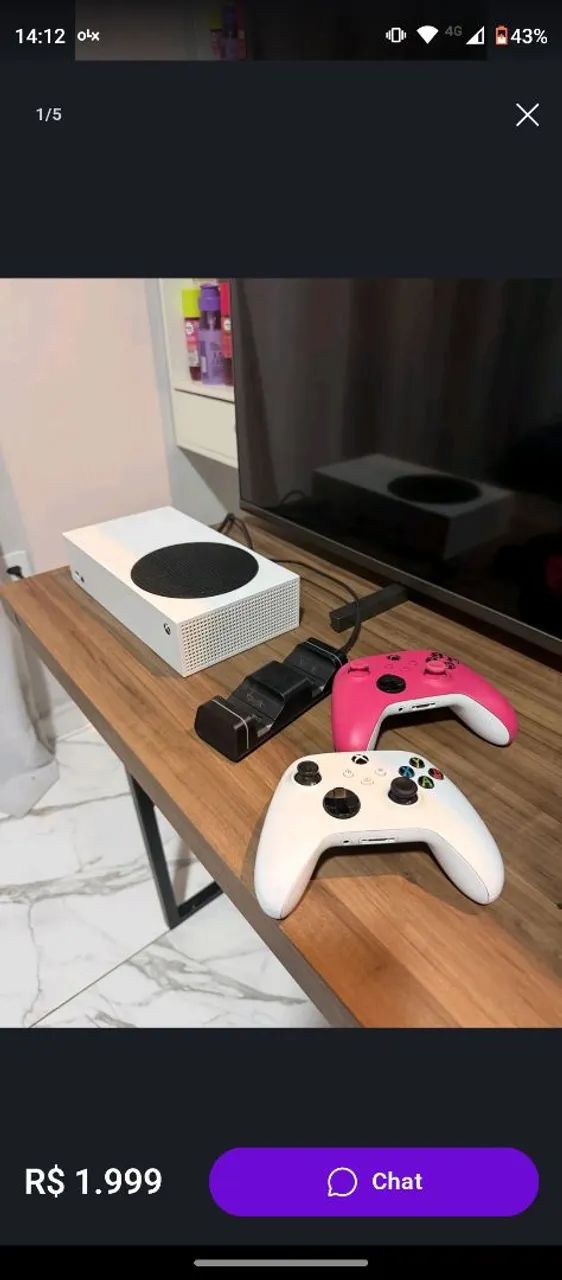 Xbox séries x mais dois controles 