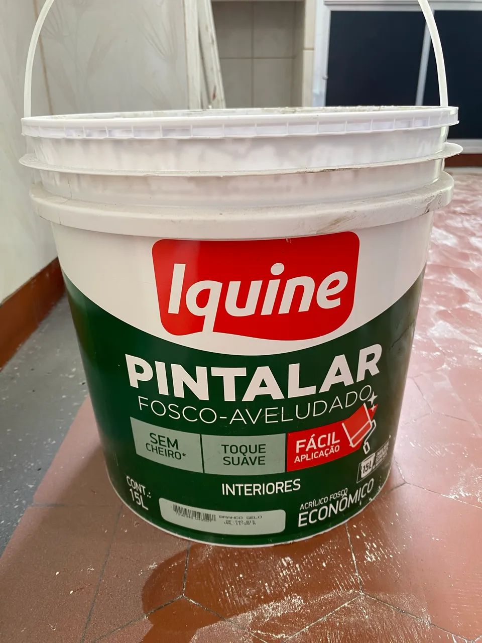 Tinta Iquine Pintalar Branco Gelo 15L - Nova - R$ 85 - Foto 4