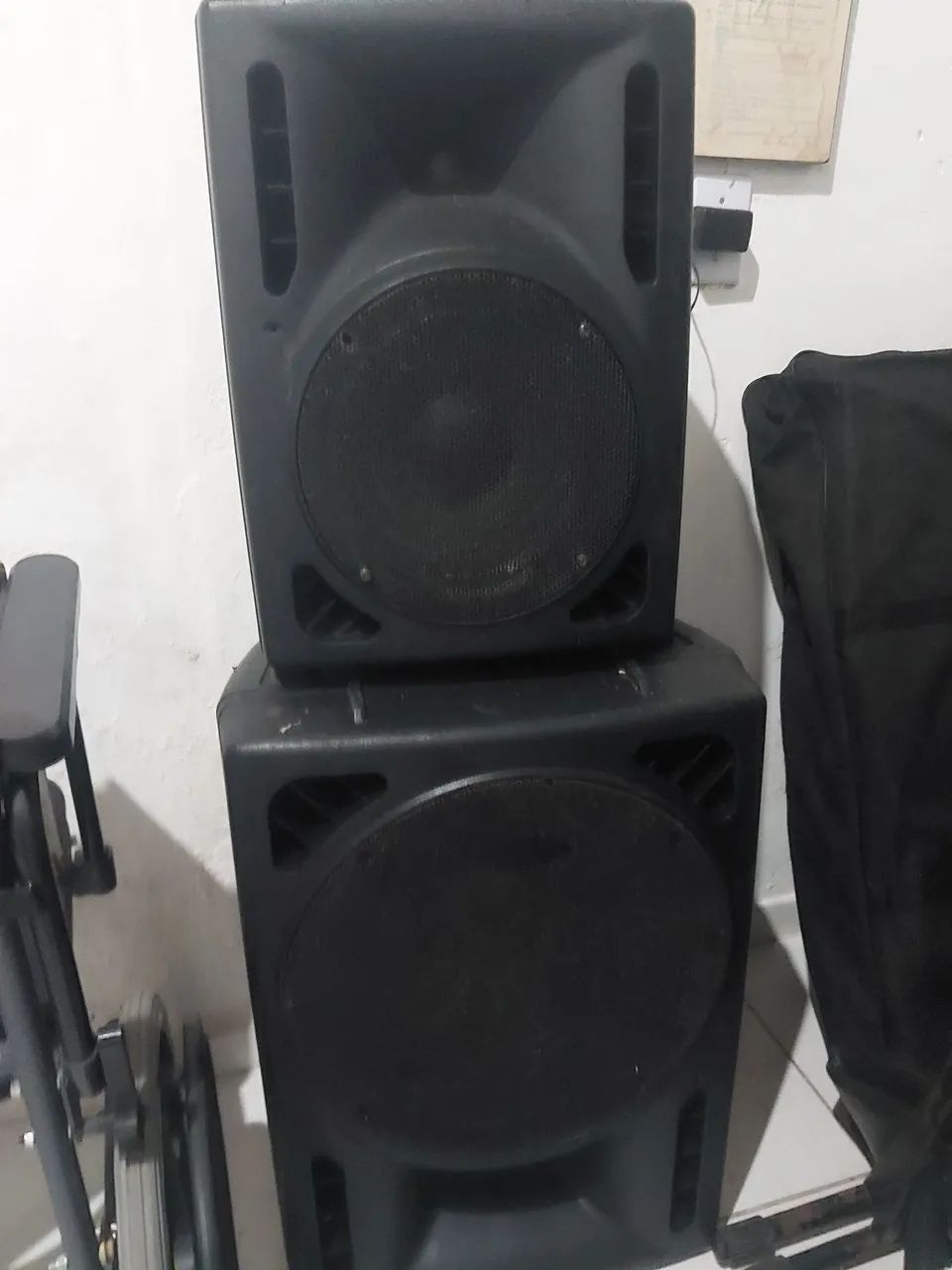 Caixas de som ativa e passiva amplificada  - Foto 5