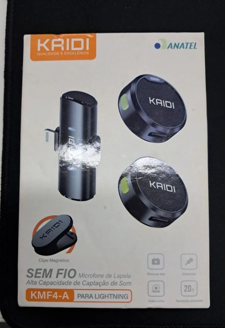 Microfone de lapela sem fio - Foto 2