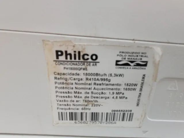 Ar Condicionado Philco 18.000 Btus - Foto 3