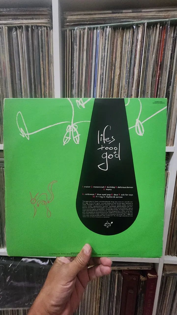 DISCOS DE VINIL LP POP ROCK SUGARCUBES  - Foto 2