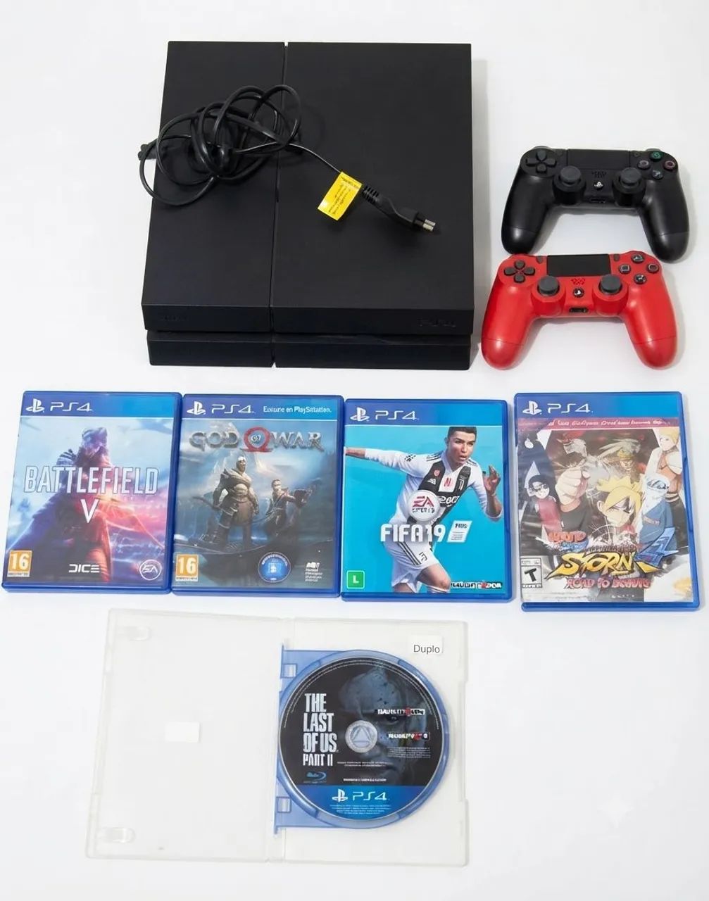 PlayStation 4 500gb + jogos - Consoles de Vídeo Game - Parque Edu