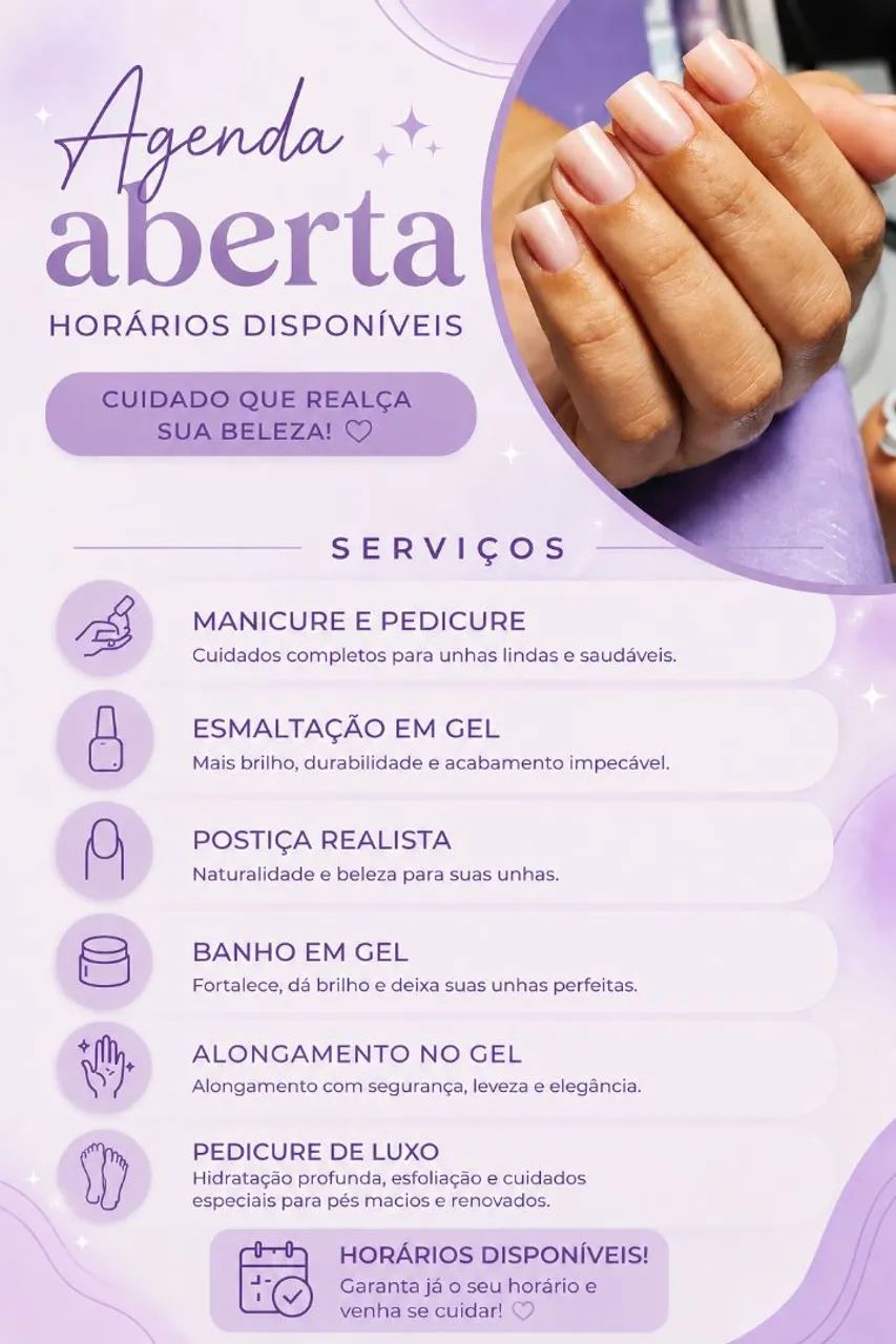 Tá precisando fazer as unhas ?