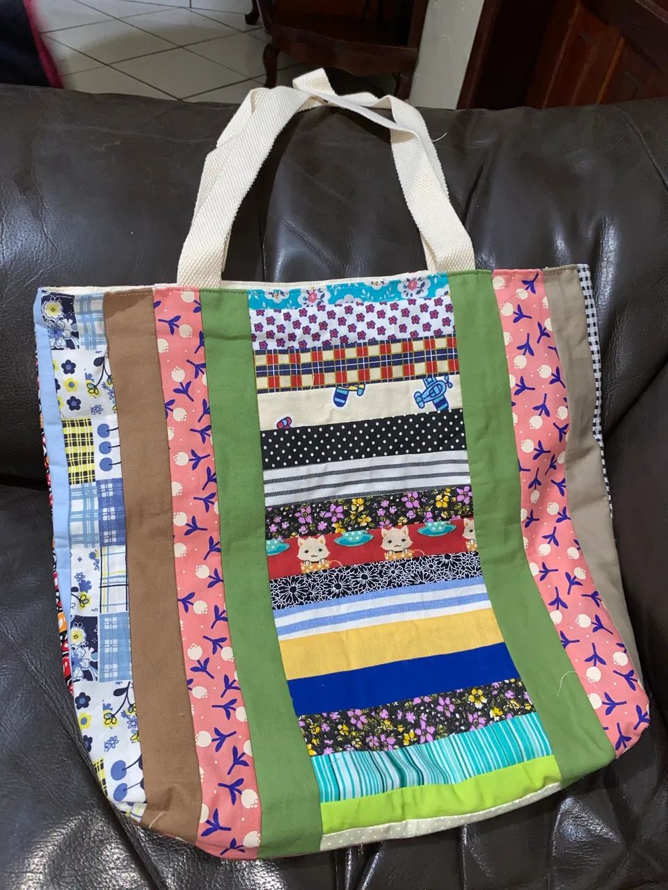 Bolsas grandes de artesanato