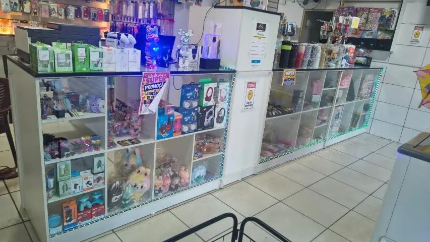 balcão vitrine expositor para 100% MDF