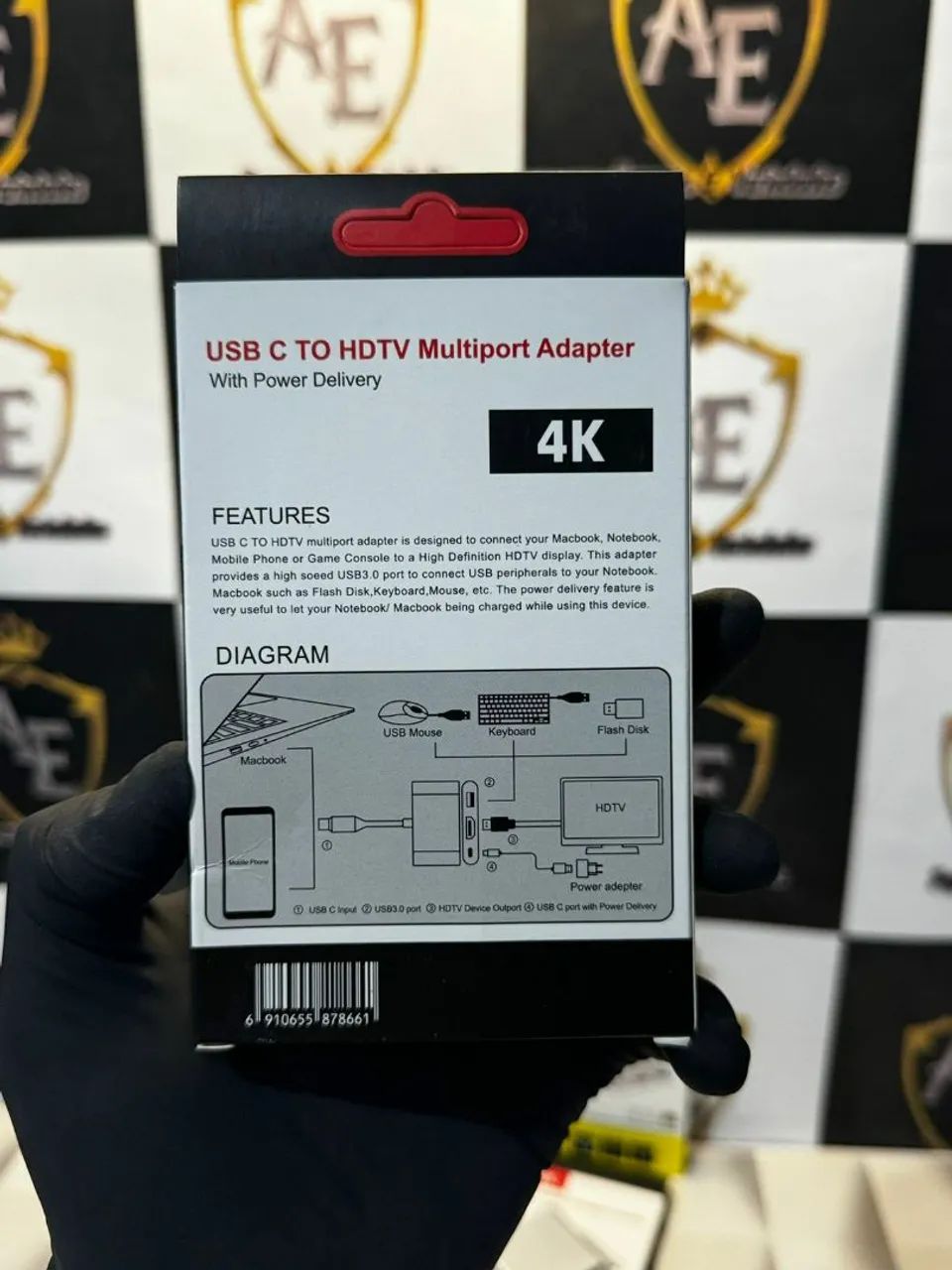 Adaptador OTG tipo C entrada HDMI - Foto 2