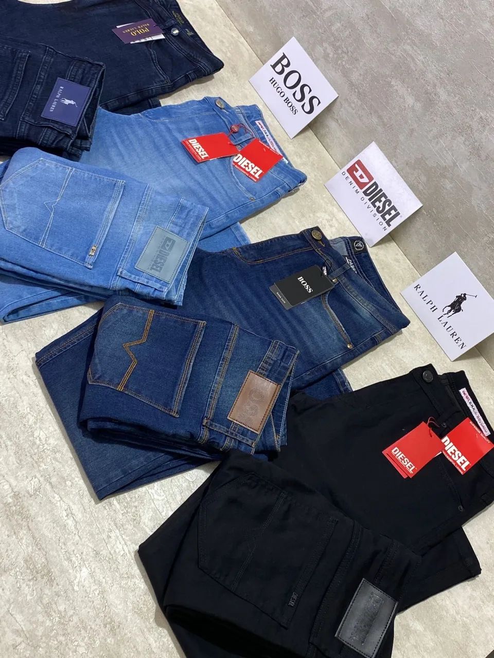 Calças Jeans Importadas Boss, Diesel e Ralph Lauren