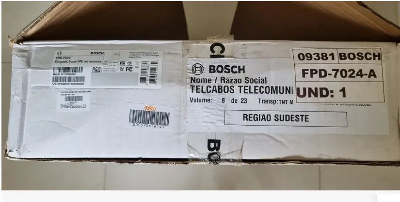 Central Alarme Incêndio Bosch Fpd-7024-a. Gabinete Na Caixa - Foto 4