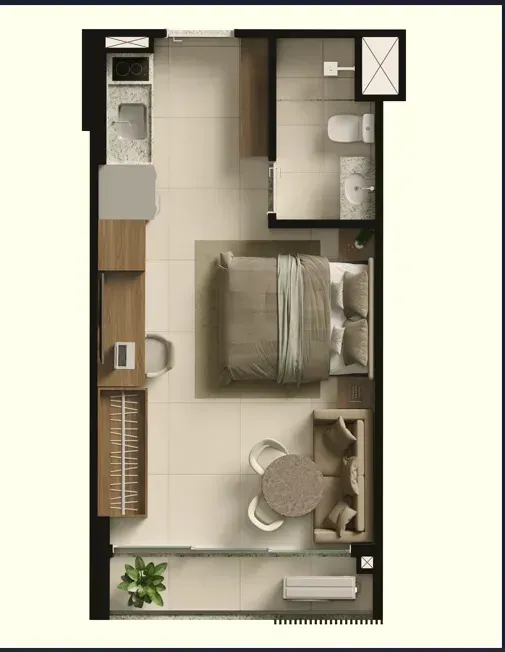 PLANTA 20m²
