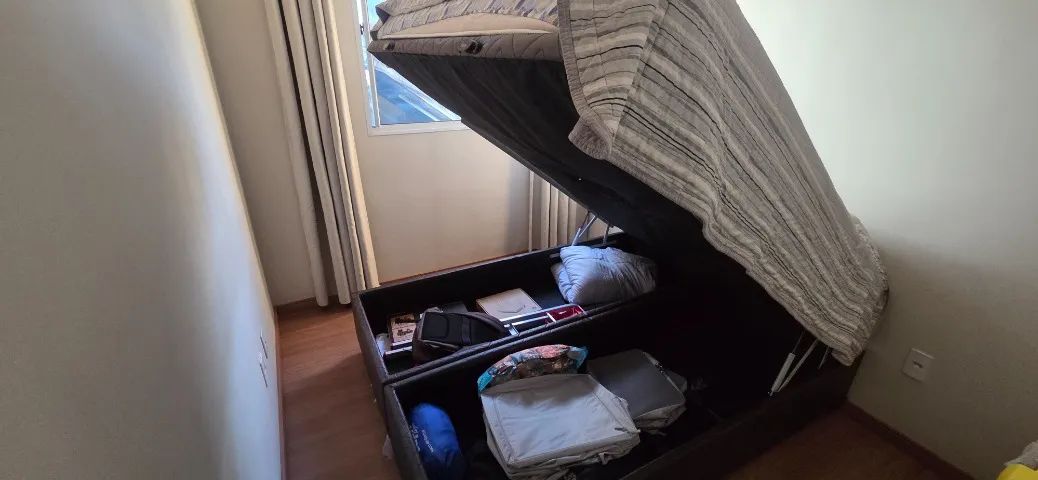 Cama Queen Baú com Colchão - Foto 2