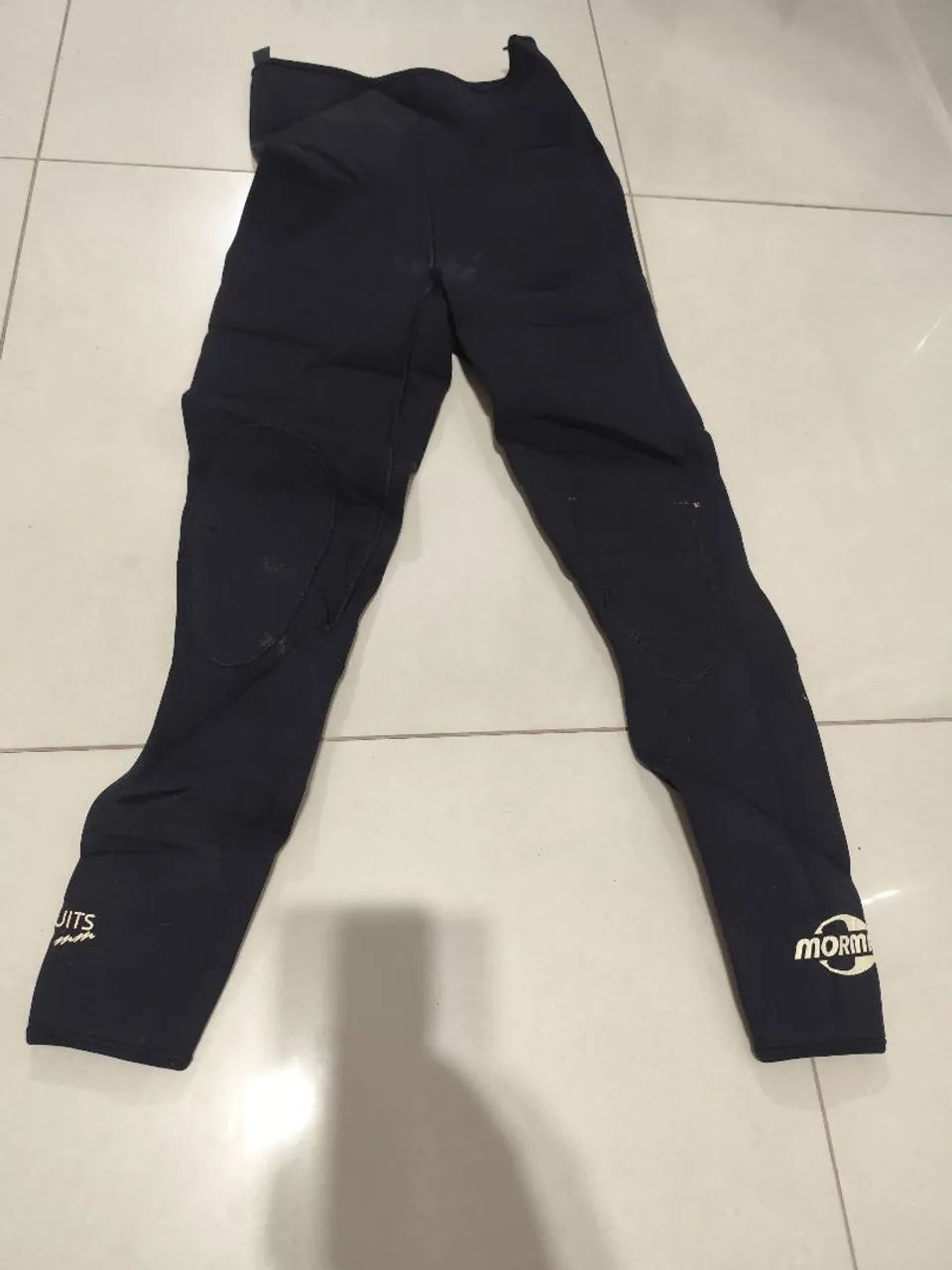 Roupa de mergulho + touca + cinto + chumbo + faca - Foto 6