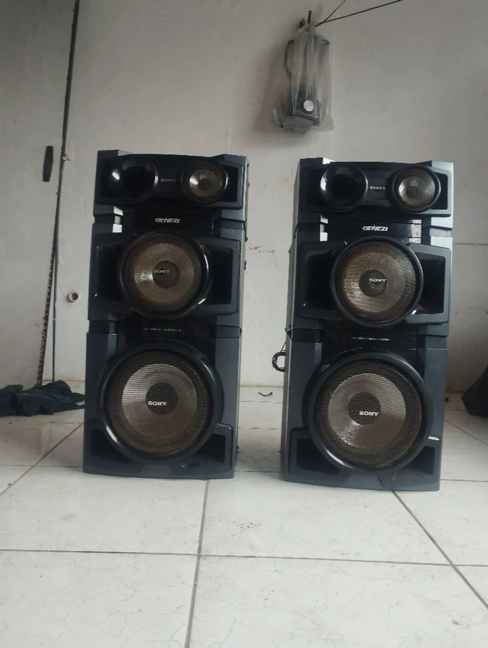 caixas de som da Sony 