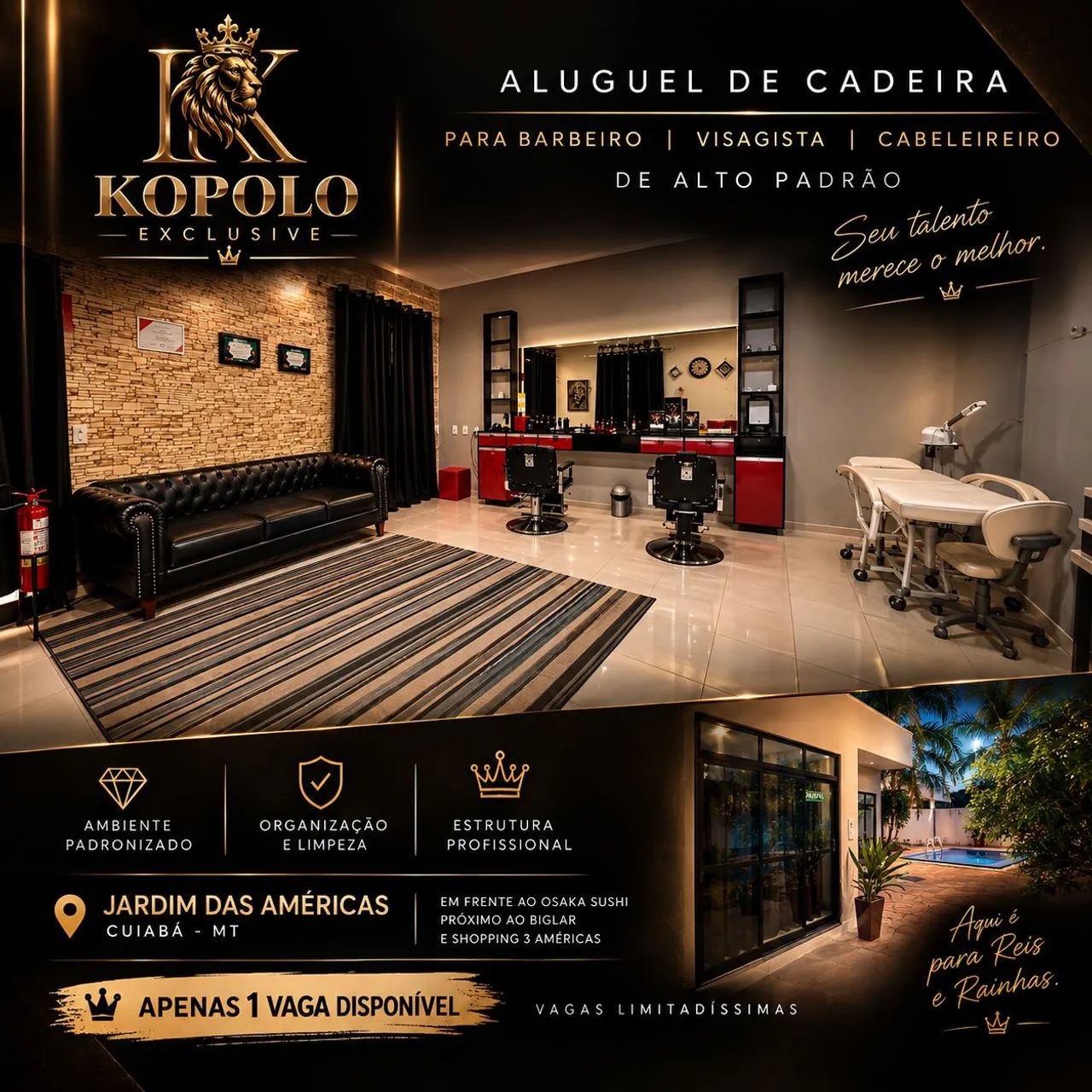 ALUGUEL DE CADEIRA