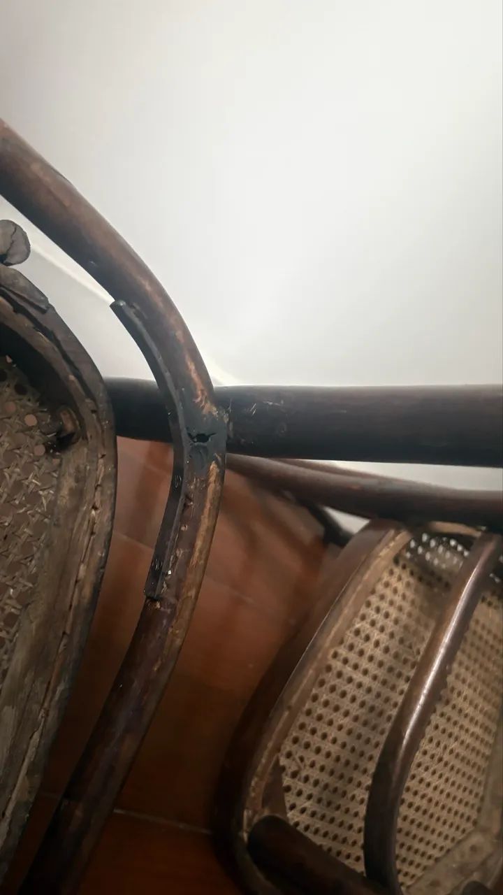 Cadeiras vintage estilo Thonet - Para Restauração  - Foto 5