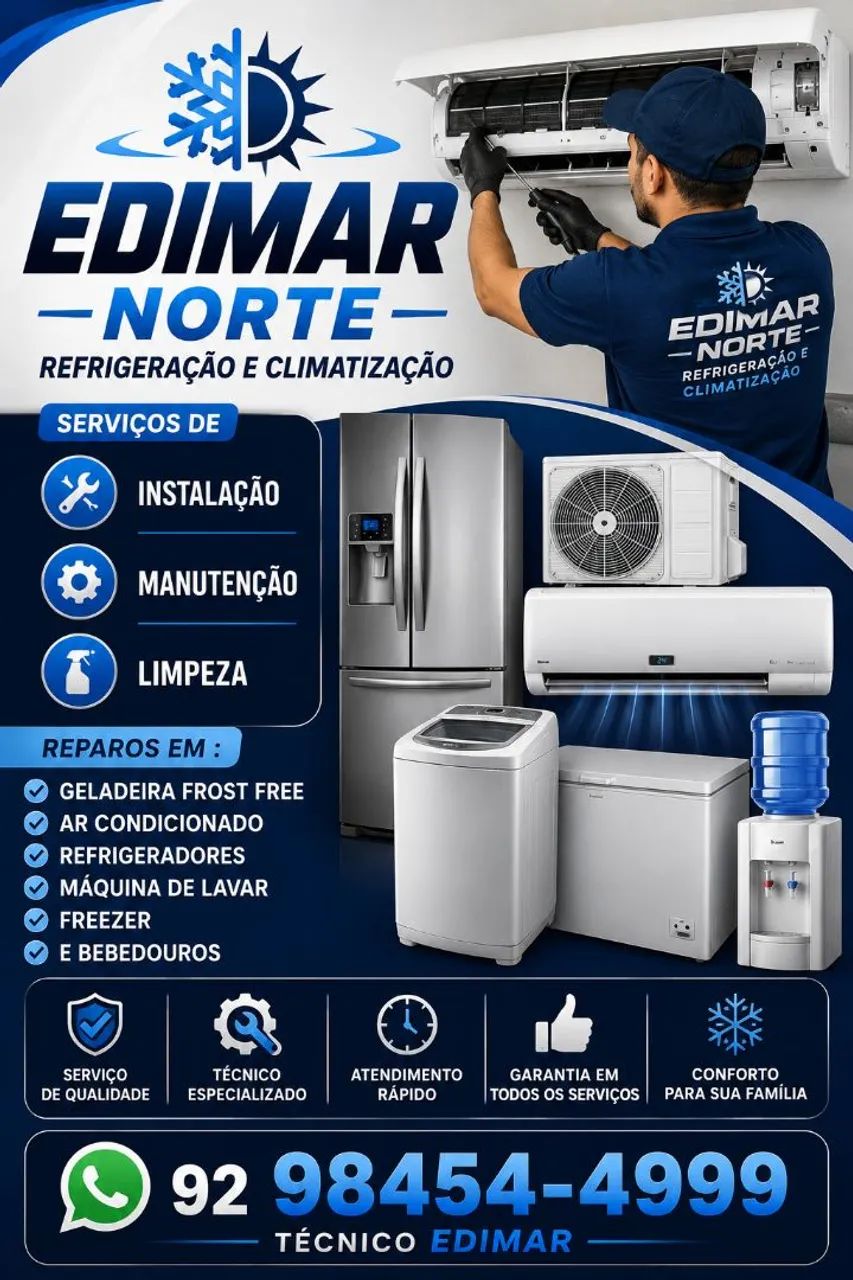 Refrigeração e Climatização EDIMAR NORTE 
